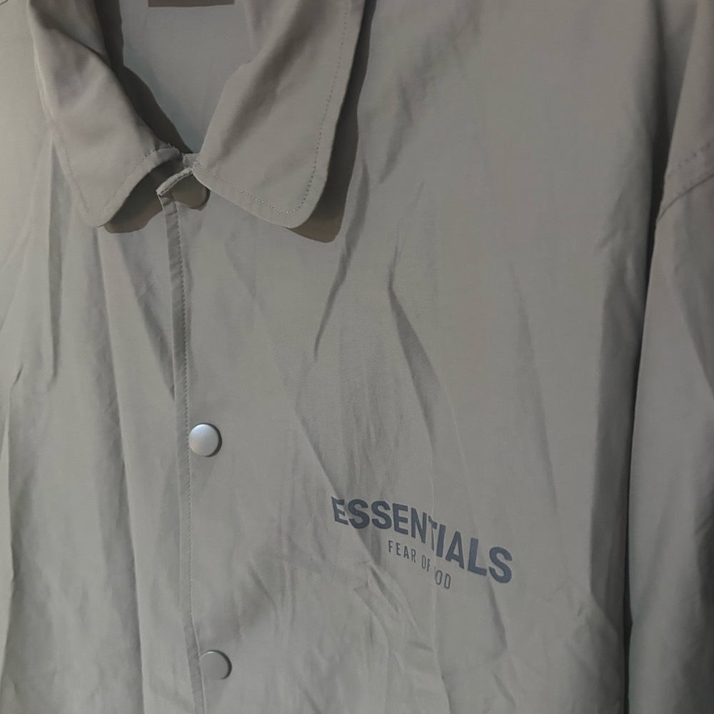 Essentials Tan Windbreaker Jacket - image 4